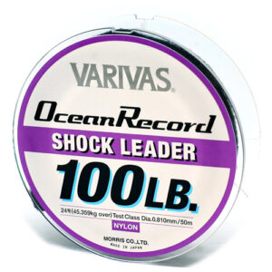 Моношоклідер Varivas Ocean Record Shock Leader 50m 100lb 45.36kg 0.81mm (21268)
