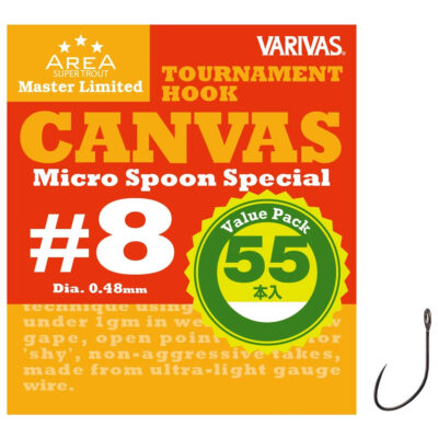Гачок форелевий Varivas MLD Tournament Hook Canvas Value Pack #8 55pcs (VA 671114)