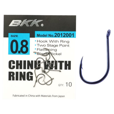 Акційні товари купити в Україні OnRiver.com.ua Гачок BKK Chinu With Ring 10pcs #0.8 (A-BN-0213)