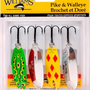 Набір блешень Williams Pike/Walleye 4-Pack Williams Kit (4-PW-ASST)
