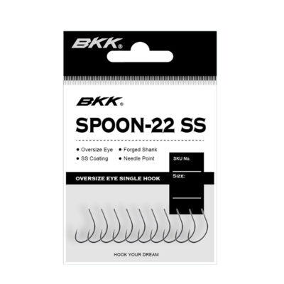 Акційні товари купити в Україні OnRiver.com.ua Гачок BKK для блешень Spoon-22SS #2 (A-ES-8146)