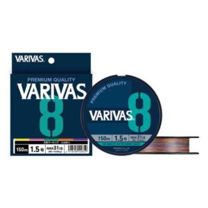 Шнур Varivas PE Line X8 Multicolor 150m 14.04kg 0.205mm #1.5 (VA 13565)