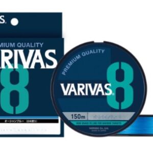 Шнур Varivas PE Line Ocean Blue X8 150m 14.04kg 0.205mm #1.5 (VA 13625)