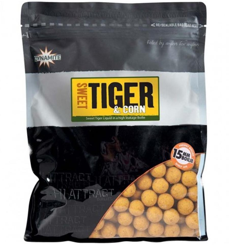 Бойли Dynamite Baits Sweet Tiger & Corn 15mm 1kg (DY1005) купити в Україні OnRiver.com.ua Бойли Dynamite Baits Sweet Tiger & Corn 15mm 1kg (DY1005)
