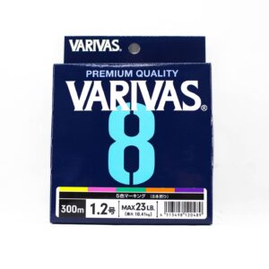 Шнур Varivas PE Line X8 Multicolor 300m 16.76kg 0.235mm #2.0 (VA 13586)