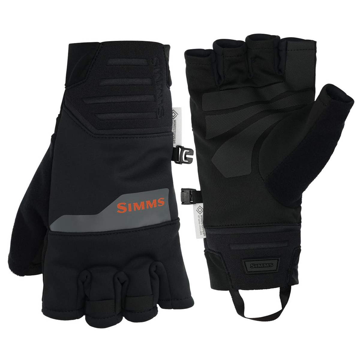Рукавички Simms Windstopper Half Finger Glove Black XS (13795-001-10) купити в Україні OnRiver.com.ua Рукавички Simms Windstopper Half Finger Glove Black XS (13795-001-10)