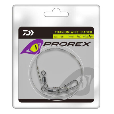 Повідець Daiwa Prorex Titanium Wire Leader 30cm 22kg (17925-825)