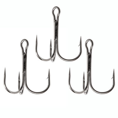 Трійник Fladen Maxximus black nickel treble hooks #2/0 3pcs (14-37200)