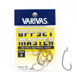 Гачок офсетный Varivas Offset Master Light Class #3 9pcs (VA 70402)