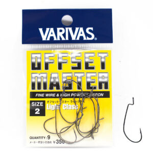 Гачок офсетный Varivas Offset Master Light Class #2 9pcs (VA 70403)