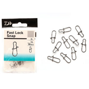Застібка Daiwa Fast Lock Snap 13kg #6 10pcs (14905-506)