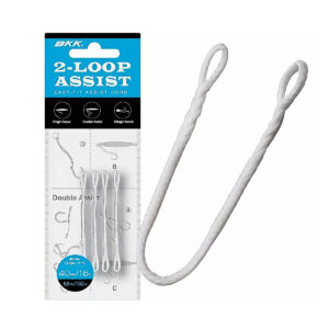 Монтаж для ассиста BKK 2-Loop Assist Cord 150 Lb 4cm #SS (D-BA-1115)