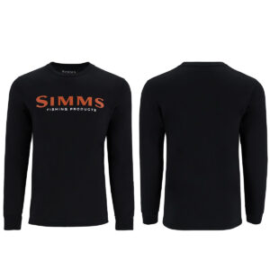Реглан Simms Logo Shirt LS Jet Black XL (13626-1292-50)