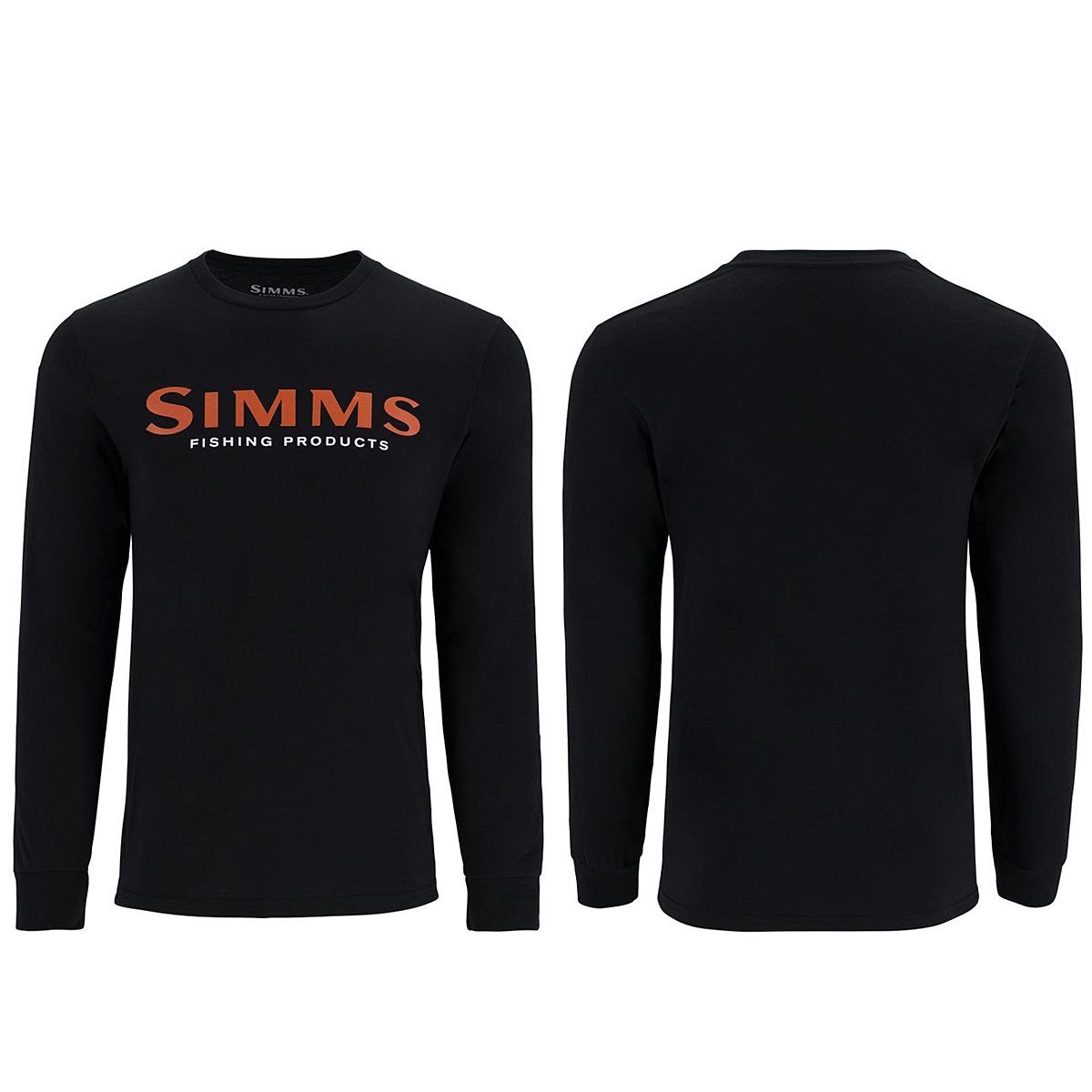 Реглан Simms Logo Shirt LS Jet Black XL (13626-1292-50) купити в Україні OnRiver.com.ua Реглан Simms Logo Shirt LS Jet Black XL (13626-1292-50)