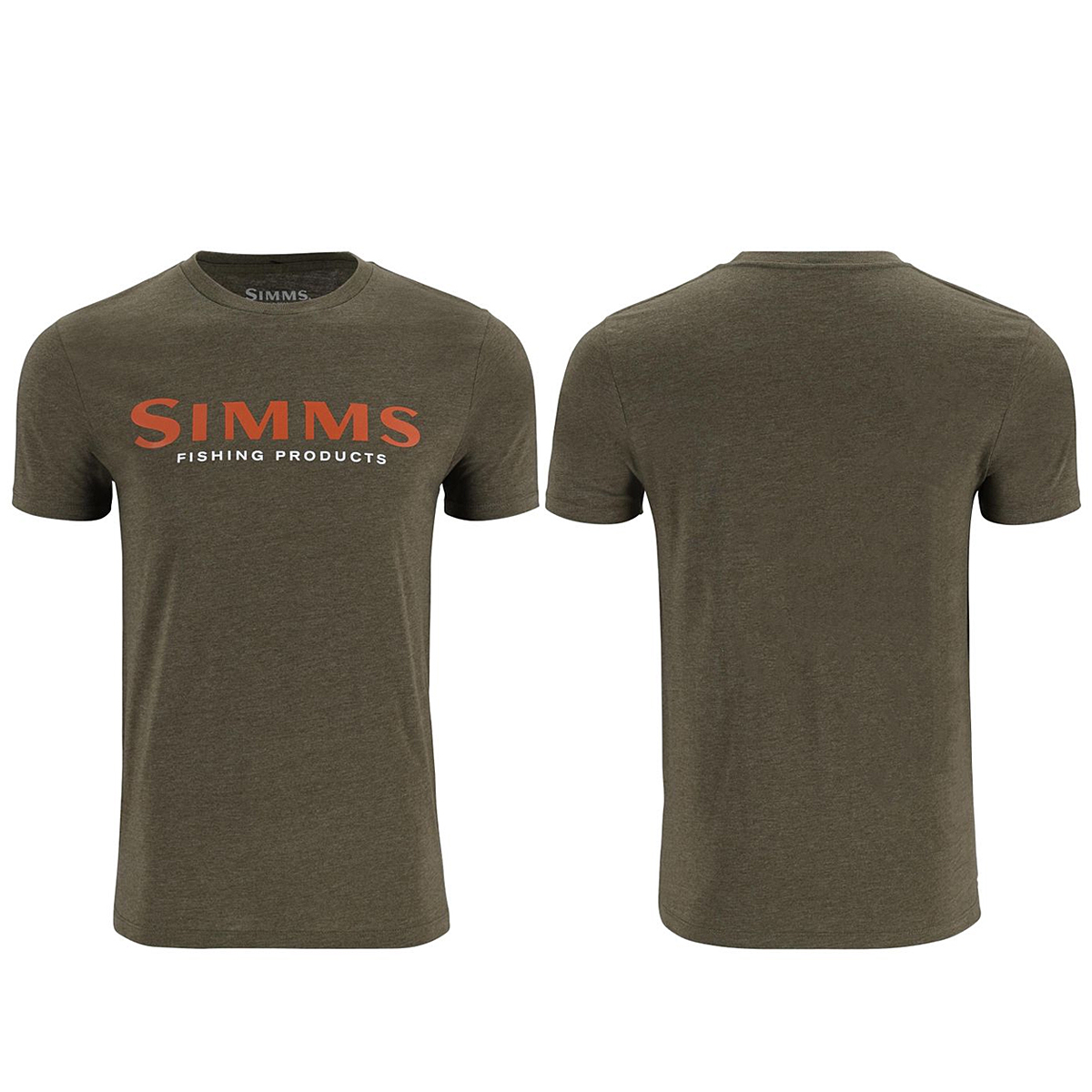 Футболка Simms Logo T-Shirt Loden Heather L (12803-1274-40) купити в Україні OnRiver.com.ua Футболка Simms Logo T-Shirt Loden Heather L (12803-1274-40)