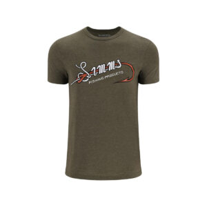 Футболка Simms Hook & Loop T-Shirt Military Heather XL (14102-914-50)