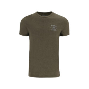 Футболка Simms Stacked Bass T-Shirt Military Heather XL (14206-914-50)
