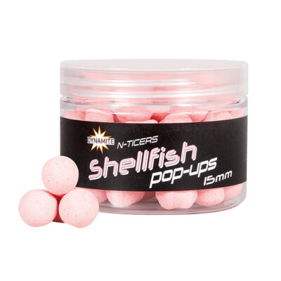Акційні товари купити в Україні Бойли Dynamite Baits Pop-Up N-Ticers Shellfish 15mm (DY1845)