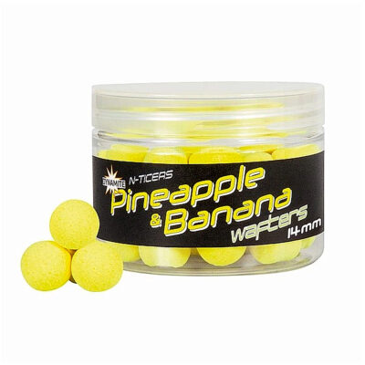 Акційні товари купити в Україні Бойли Dynamite Baits Wafters N-Ticers Pineapple & Banana 14mm (DY1857)