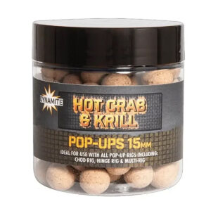 Бойли Dynamite Baits Pop Up Hot Crab & Krill Foodbait 15mm (DY1958)
