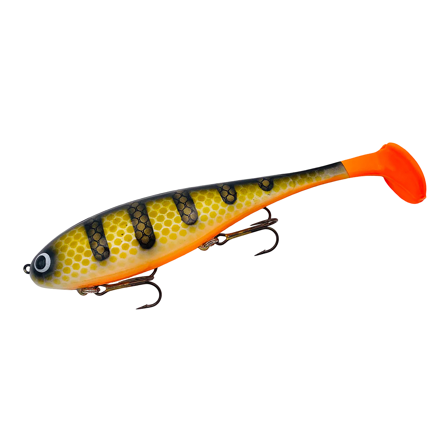 Силікон Musky Innovations Regular Shallow Swimmin` Dawg 8" #Orange Belly Perch (2315667) купити в Україні OnRiver.com.ua Силікон Musky Innovations Regular Shallow Swimmin` Dawg 8" #Orange Belly Perch (2315667)