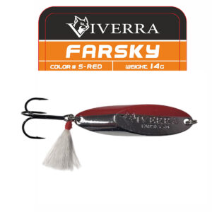Кастмастер Viverra FARSKY 14g Red-Silver (2342606)