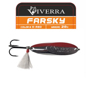 Кастмастер Viverra FARSKY 28g Red-Silver (2342620)