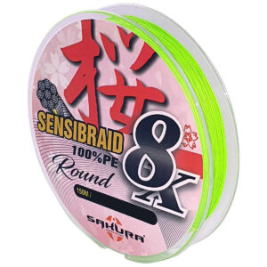 Шнур Sakura Sensibraid 8 Chart 150m 5kg #0.06 (SAPLE40030.06-CHA)
