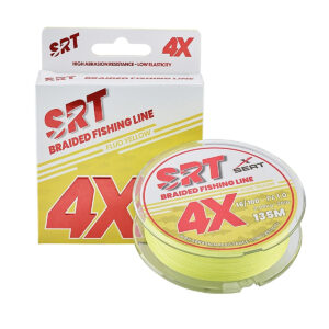 Шнур Sert SRT 4Х Fluo Yellow 135m 8.18kg #0.14 (SEVAM0120014135M)