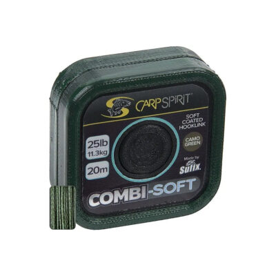 Повідцевий матеріал Carp Spirit Combi Soft Coated Braid Camo Green 20m 11.3kg 25lb #0.18 (ACS640082)
