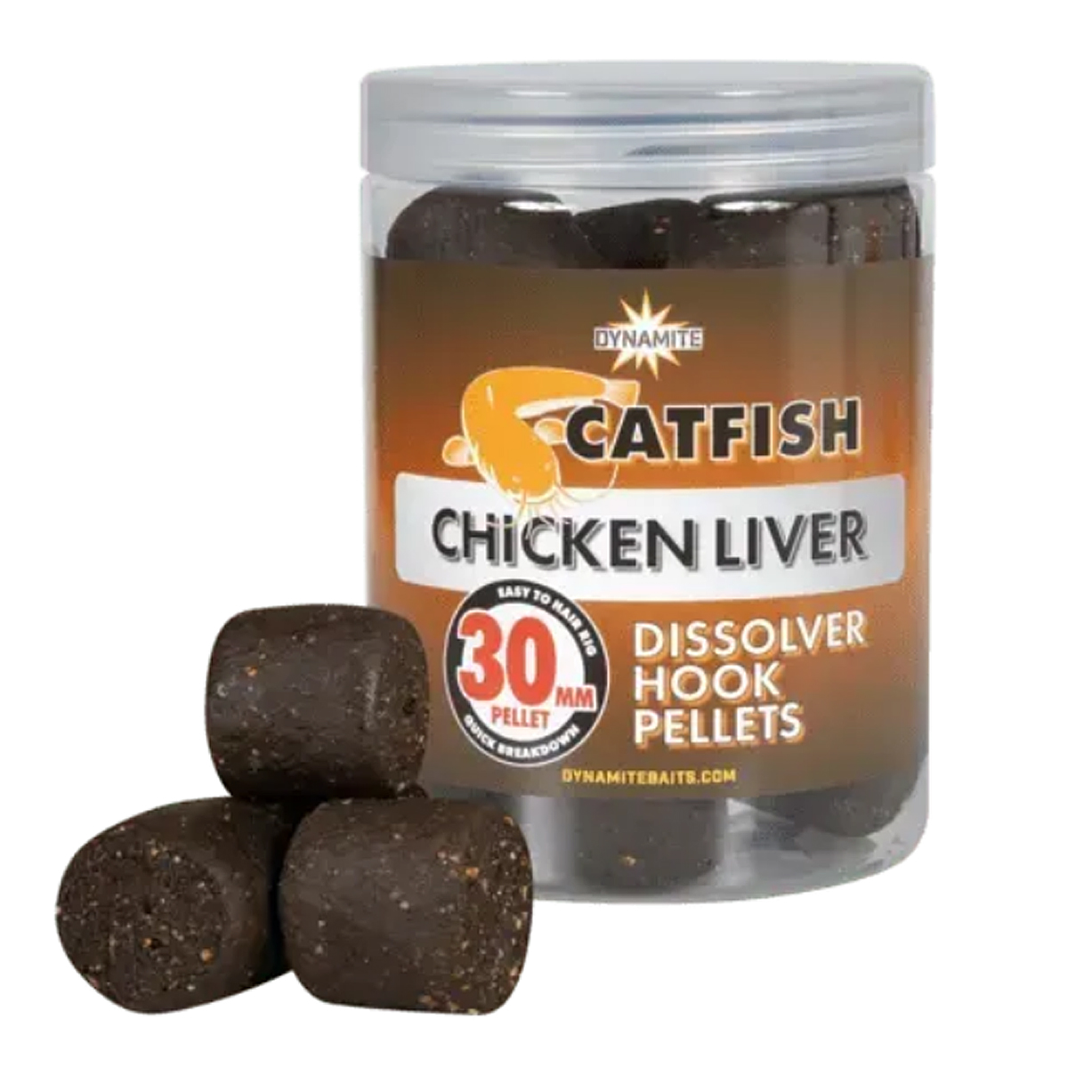 Пелетс Dynamite Baits Catfish Chicken Liver Dissolver Hook Pellets 30mm (DY861) купити в Україні OnRiver.com.ua Пелетс Dynamite Baits Catfish Chicken Liver Dissolver Hook Pellets 30mm (DY861)