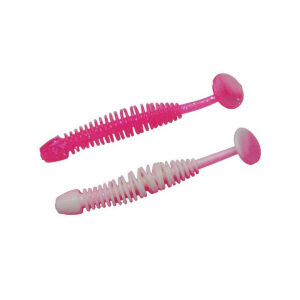Cилікон Berkley PowerBait Power Leech 60mm 10pcs #Pink/White (1621158)