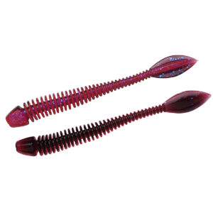 Cилікон Berkley PowerBait Power Flail 50mm 12pcs #Slmn Egg Red/ Black (1621182)