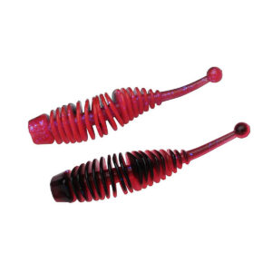 Cилікон Berkley PowerBait Power Naiad 30mm 12pcs #Slmn Egg Red/ Black (1621188)