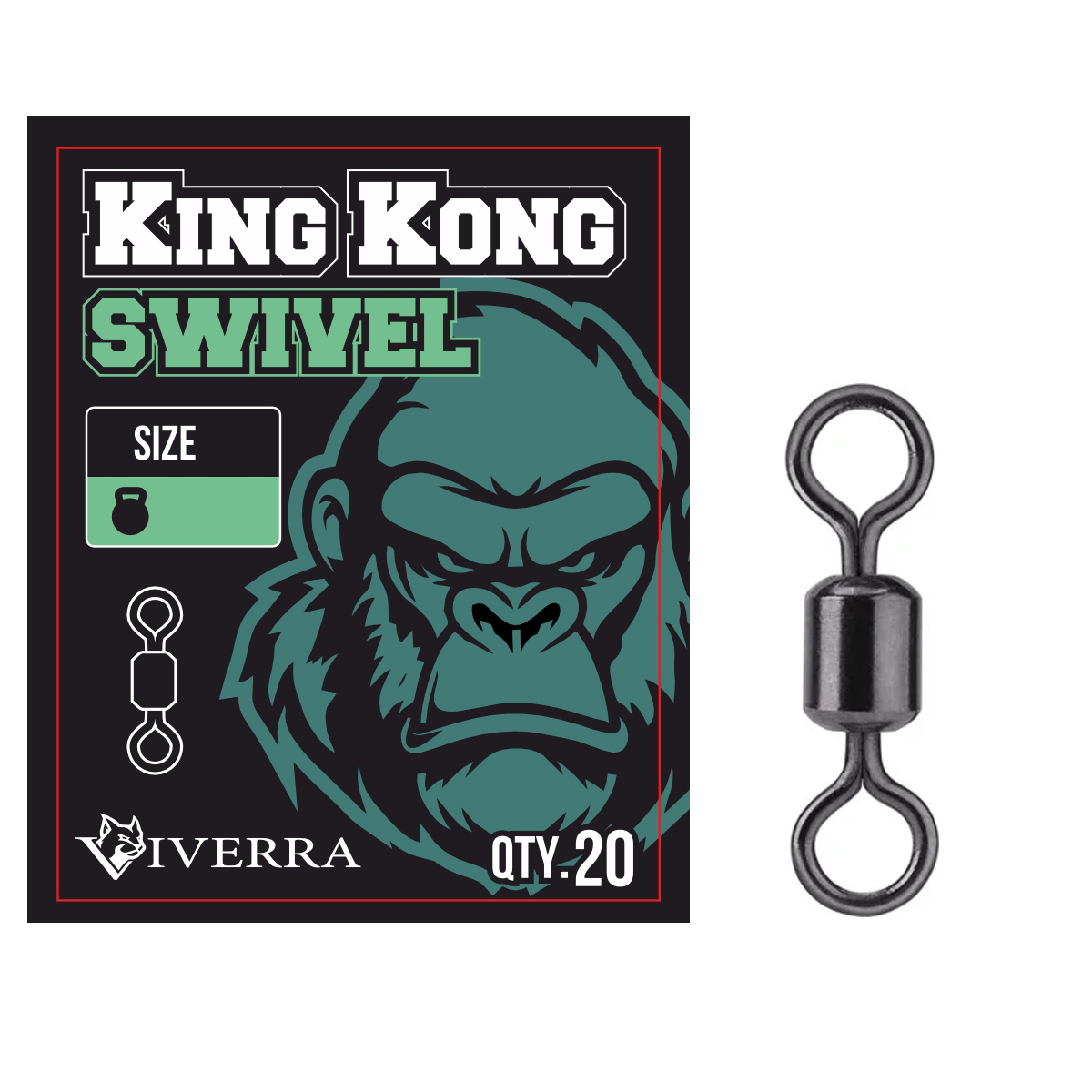 Вертлюг King Kong Swivel 4 (20шт) (2353759) купити в Україні OnRiver.com.ua Вертлюг King Kong Swivel 4 (20шт) (2353759)