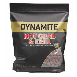 Бойли Dynamite Baits Hot Crab & Krill Boilies 12mm 1kg (DY1639)