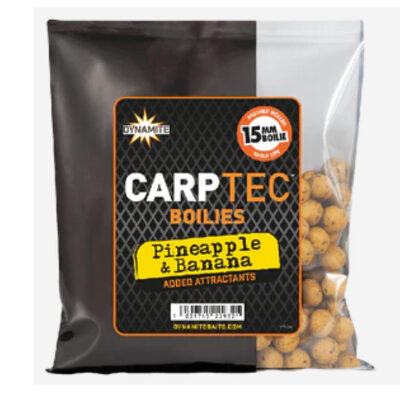 Бойли Dynamite Baits Carptec Pineapple & Banana Boilies 15mm 300g (DY1794)