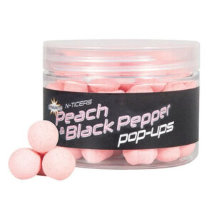 Бойли Dynamite Baits Pop-Up N-Ticers Peach & Black Pepper 12mm (DY1840)