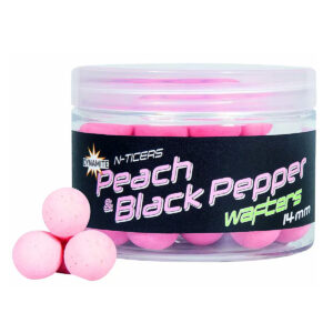 Бойли Dynamite Baits Wafters N-Ticers Peach & Black Pepper 14mm (DY1860)