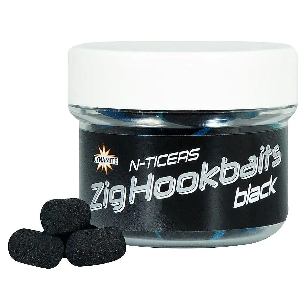 Пелетс Dynamite Baits N-Ticers Zig Hookbaits Black 12х6 mm (DY1878) купити в Україні OnRiver.com.ua Пелетс Dynamite Baits N-Ticers Zig Hookbaits Black 12х6 mm (DY1878)