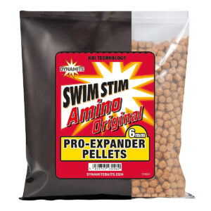 Пелетс Dynamite Baits Swim Stim Pro-Expander Pellets Amino Original 6mm 300g (DY631)