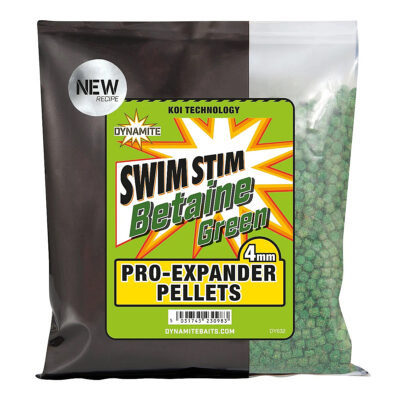 Пелетс Dynamite Baits Swim Stim Pro-Expander Pellets Betaine Green 4mm 300g (DY632)