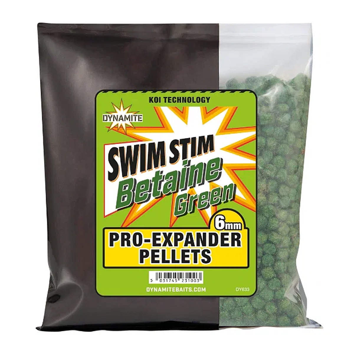 Пелетс Dynamite Baits Swim Stim Pro-Expander Pellets Betaine Green 6mm 300g (DY633) купити в Україні OnRiver.com.ua Пелетс Dynamite Baits Swim Stim Pro-Expander Pellets Betaine Green 6mm 300g (DY633)