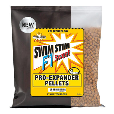 Пелетс Dynamite Baits Swim Stim Pro-Expander Pellets F1 Sweet 4mm 300g (DY634)