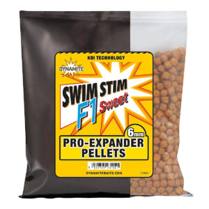 Пелетс Dynamite Baits Swim Stim Pro-Expander Pellets F1 Sweet 6mm 300g (DY635)
