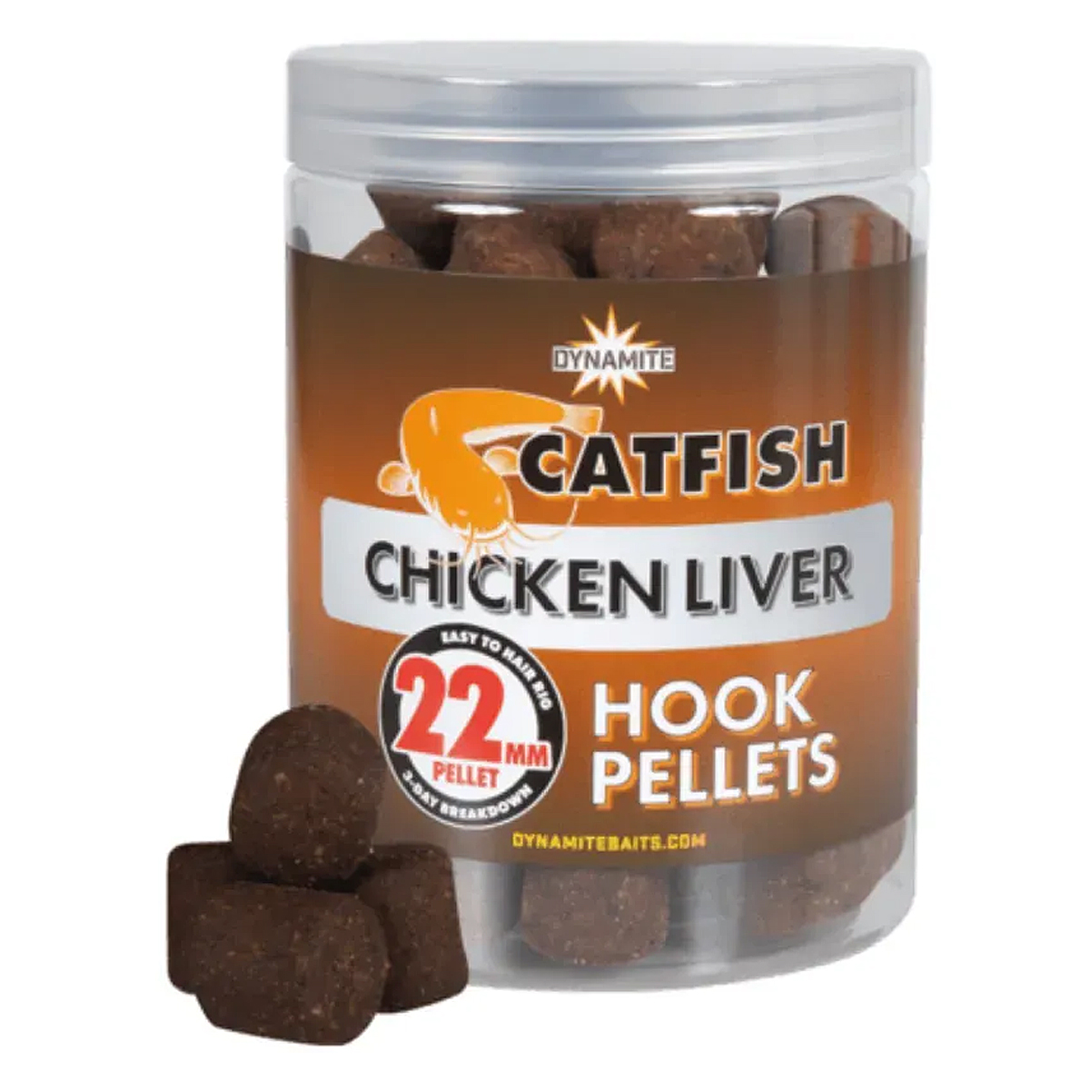 Пелетс Dynamite Baits Catfish Chicken Liver Hook Pellets 22mm (DY808) купити в Україні OnRiver.com.ua Пелетс Dynamite Baits Catfish Chicken Liver Hook Pellets 22mm (DY808)