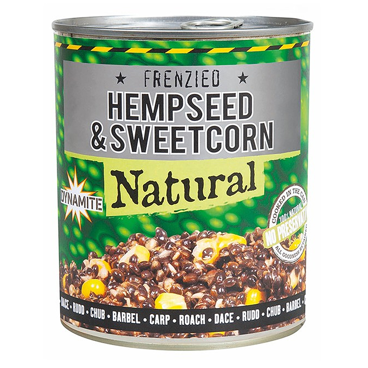 Зернова суміш Dynamite Baits Frenzied Hempseed & Sweetcorn Can 700g (DY286) купити в Україні OnRiver.com.ua Зернова суміш Dynamite Baits Frenzied Hempseed & Sweetcorn Can 700g (DY286)