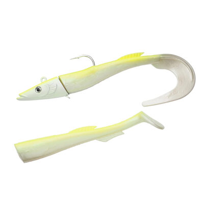 Силікон Berkley PowerBait Sandeel 210mm #White Chartreuse (1570993)