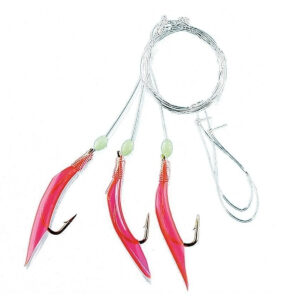 Монтаж Fladen Day-Glo Red 3-hook size 3/0 (1260-3-0)