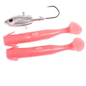 Силікон Fladen Big single tail 300g head 2 bodies Red (20-1230008)